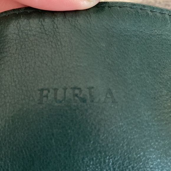 Furla dark green satchel - Picture 2 of 12